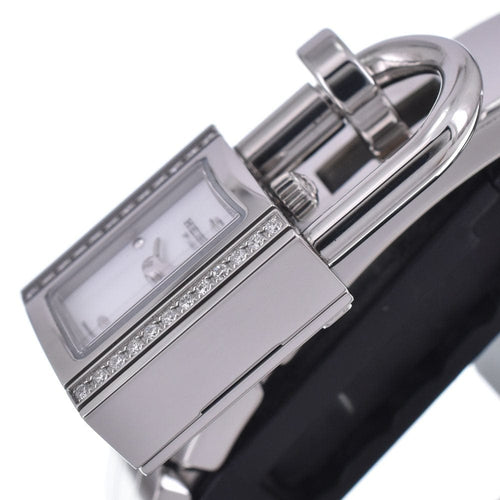 Montre Hermès - Montre Kelly à quartz en acier inoxydable, lunette sertie de diamants 58 Facettes u92ntc2k0u