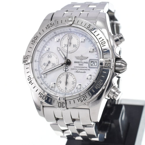 Montre Breitling - Montre Cockpit Galactic Chronograph Automatic en acier inoxydable 58 Facettes u8boppzifc