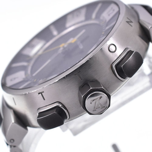 Montre Louis Vuitton - Montre Tambour quartz en acier inoxydable et caoutchouc Monogram 58 Facettes m8hpffqded