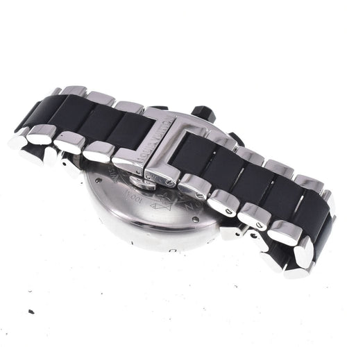 Montre Louis Vuitton - Montre Tambour quartz en acier inoxydable et caoutchouc Monogram 58 Facettes m8hpffqded