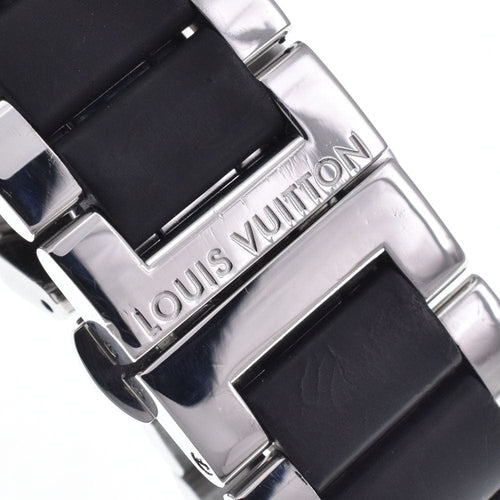 Montre Louis Vuitton - Montre Tambour quartz en acier inoxydable et caoutchouc Monogram 58 Facettes m8hpffqded