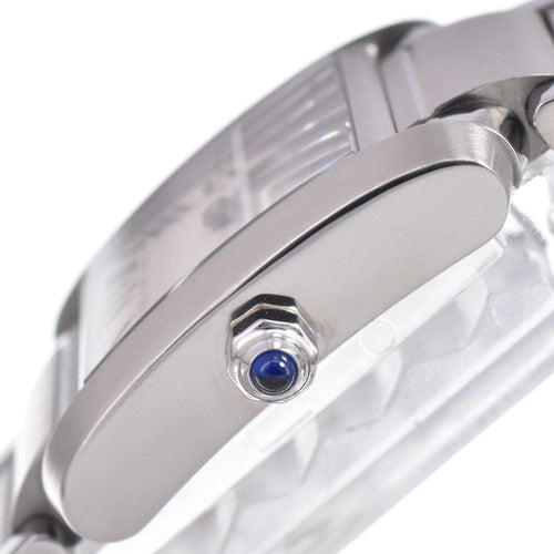 Montre Cartier Tank Française - Montre à quartz en acier inoxydable 58 Facettes qlr6x1zsdx