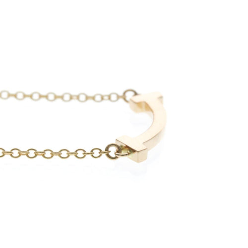 Collier Tiffany & Co. - Pendentif T Smile en or rose 18k 58 Facettes vta3dkywf3