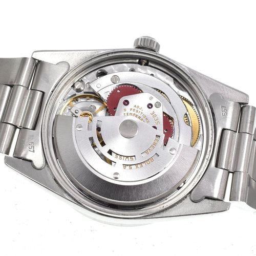 Montre Rolex - Montre Oyster Perpetual Date automatique en acier et or jaune, marqueurs en diamants 58 Facettes htx6rih6r2