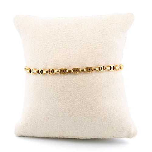 Bracelet Bolzani & Füssel - Bracelet en or jaune 14k à maillons ajourés 58 Facettes 2A3DDF6CDB454095AD9E443DD579CA11