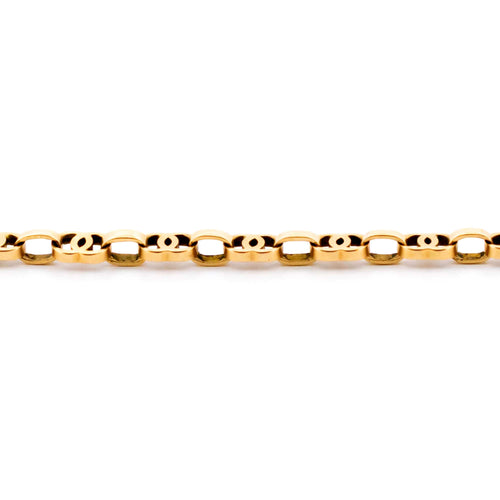 Bracelet Bolzani & Füssel - Bracelet en or jaune 14k à maillons ajourés 58 Facettes 2A3DDF6CDB454095AD9E443DD579CA11