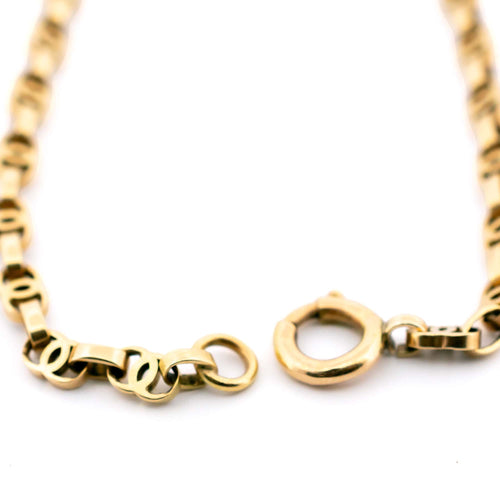 Bracelet Bolzani & Füssel - Bracelet en or jaune 14k à maillons ajourés 58 Facettes 2A3DDF6CDB454095AD9E443DD579CA11