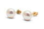 Boucles d'oreilles Boucles d’oreilles contemporaines en or jaune 18 carats avec perles 58 Facettes B953