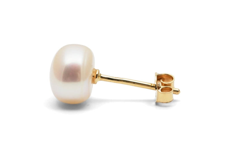Boucles d'oreilles Boucles d’oreilles contemporaines en or jaune 18 carats avec perles 58 Facettes B953