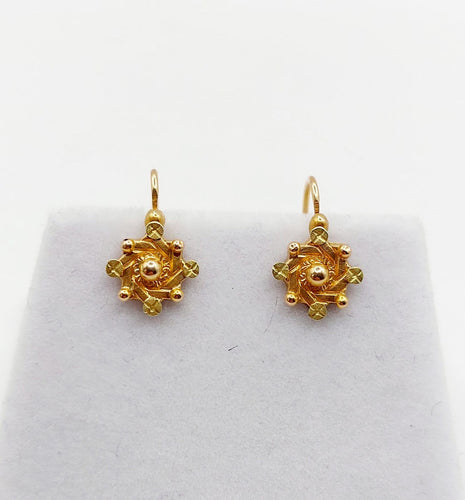 Boucles d'oreilles Boucles d’oreilles dormeuses anciennes en or 18k, vers 1900 58 Facettes A07961