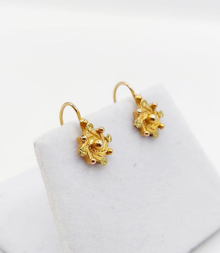 Boucles d'oreilles Boucles d’oreilles dormeuses anciennes en or 18k, vers 1900 58 Facettes A07961