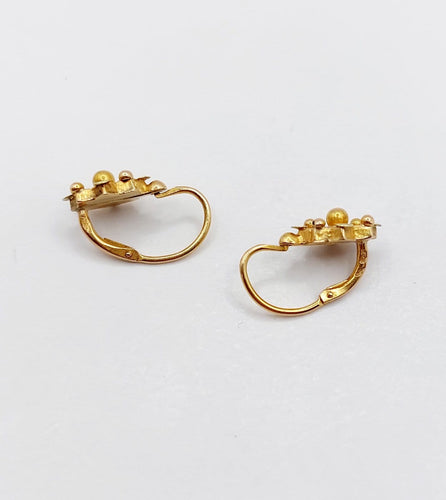 Boucles d'oreilles Boucles d’oreilles dormeuses anciennes en or 18k, vers 1900 58 Facettes A07961