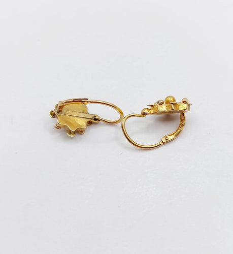 Boucles d'oreilles Boucles d’oreilles dormeuses anciennes en or 18k, vers 1900 58 Facettes A07961