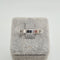 Bague 61 Bague alliance en or blanc 58 Facettes #1101