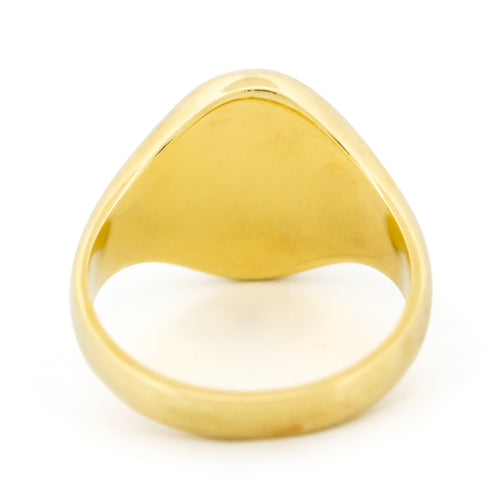 Bague 60 Bague chevalière en or 14k et lapis-lazuli 58 Facettes 5D8395CB7EDE4062BB50A97F1F299856