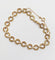 Bracelet Bracelet vintage en or 18k à motifs circulaires et diamants, 1,50 ct 58 Facettes A07831