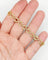 Bracelet Bracelet vintage en or 18k à motifs circulaires et diamants, 1,50 ct 58 Facettes A07831