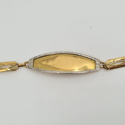 Bracelet Bracelet gourmette en or jaune 18k 58 Facettes #1609