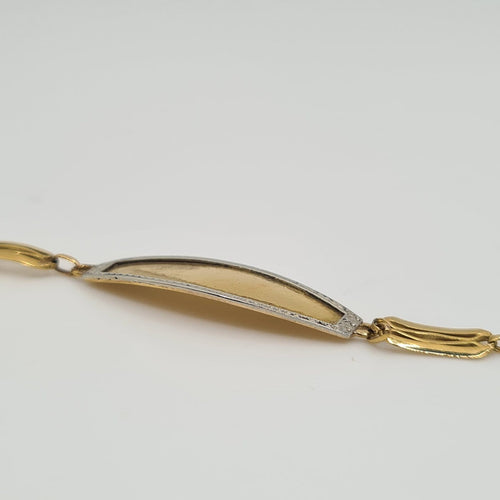 Bracelet Bracelet gourmette en or jaune 18k 58 Facettes #1609