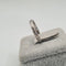 Bague 51 Bague alliance en or blanc 18 carats 58 Facettes #1909