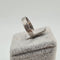 Bague 52 Bague alliance en or blanc 18 carats 58 Facettes #1914