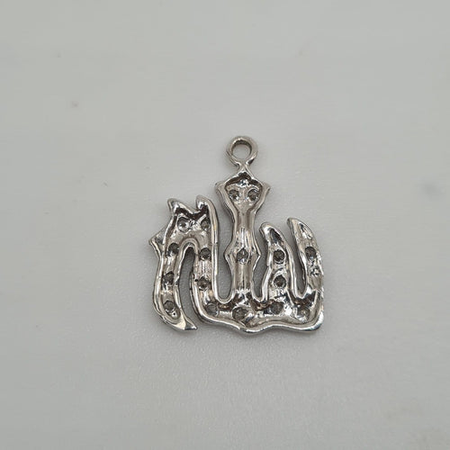 Pendentif Pendentif en or blanc 18 carats 58 Facettes #1951