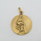Pendentif Pendentif médaillon rond en or jaune 18 carats, femme portant une cruche 58 Facettes #2087
