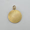 Pendentif Pendentif médaillon rond en or jaune 18 carats, femme portant une cruche 58 Facettes #2087