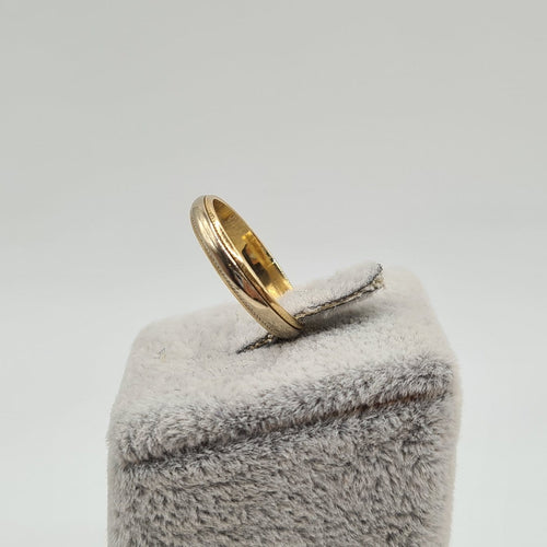 Bague 52 Bague alliance en or jaune 18 carats 58 Facettes #2222