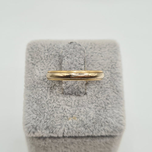 Bague 52 Bague alliance en or jaune 18 carats 58 Facettes #2222
