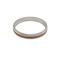 Bague 64 Bague alliance en or rose et blanc 18 carats 58 Facettes #2293