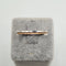 Bague 64 Bague alliance en or rose et blanc 18 carats 58 Facettes #2293