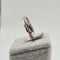 Bague 64 Bague alliance en or rose et blanc 18 carats 58 Facettes #2293