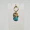 Pendentif Pendentif en or jaune 18 carats avec pierre bleue 58 Facettes #2307