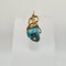 Pendentif Pendentif en or jaune 18 carats avec pierre bleue 58 Facettes #2307