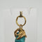 Pendentif Pendentif en or jaune 18 carats avec pierre bleue 58 Facettes #2307