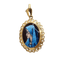 Pendentif Pendentif en or jaune 18 carats avec peinture en émail d’art 58 Facettes #2309