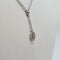 Collier Collier chaîne en or blanc 18k avec diamants 58 Facettes #2404