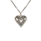 Collier Collier cœur en or blanc 18k 58 Facettes #2417