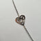Collier Collier cœur en or blanc 18k 58 Facettes #2417