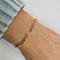 Bracelet Bracelet chaîne en or jaune 18k 58 Facettes #2526