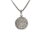Collier Collier en or blanc 18 carats avec pendentif serti d’un diamant naturel 58 Facettes #2531 #2316