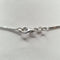 Collier Collier en or blanc 18 carats avec pendentif serti d’un diamant naturel 58 Facettes #2531 #2316