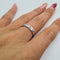 Bague 50 Bague alliance en or blanc 18 carats avec diamant 58 Facettes #2555