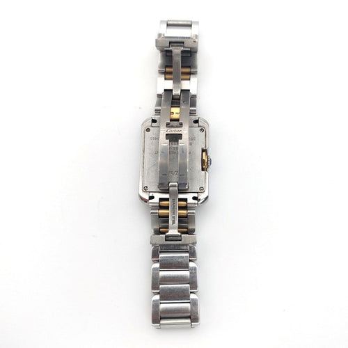 8 Montre Cartier Tank Anglaise petit modèle, acier et or jaune.jpg
