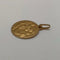 Pendentif Médaillon Chérubin en or jaune 18 carats 58 Facettes #2641