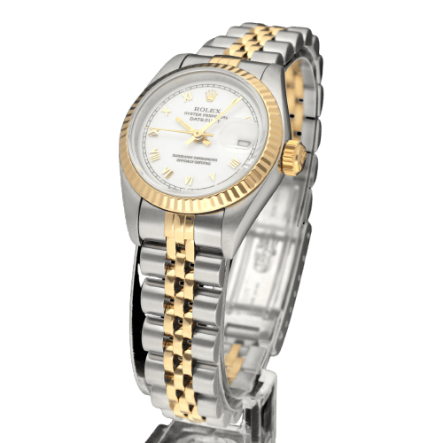 Rolex - Montre Lady-Datejust automatique en or et acier, réf. 69173, 1994