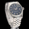 Montre Rolex Datejust - Montre 1601 automatique en acier, cadran bleu « Wide Boy », 1971 58 Facettes ROL/DJ1/1596