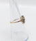 Bague 54 Bague Art déco en or 18k et platine, diamant taille rose, monture géométrique (vers 1940) 58 Facettes A07823