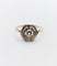 Bague 54 Bague Art déco en or 18k et platine, diamant taille rose, monture géométrique (vers 1940) 58 Facettes A07823